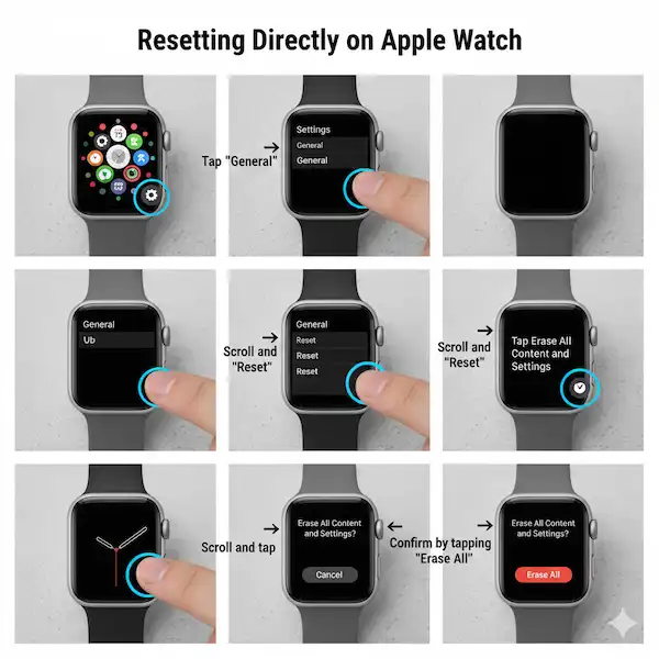 Factory Reset Apple Watch