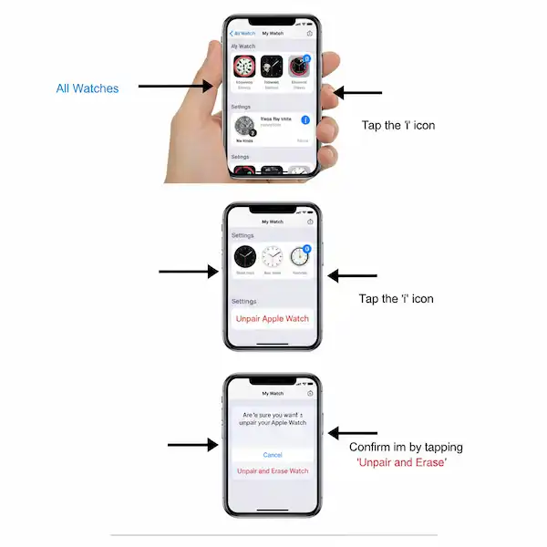 Factory Reset Apple Watch