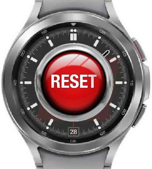 factory reset your smartwatch