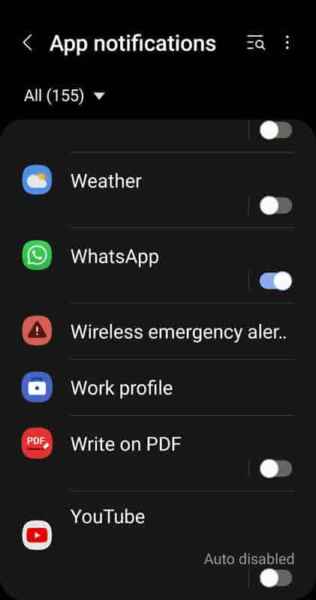 WhatsApp on smartwatch